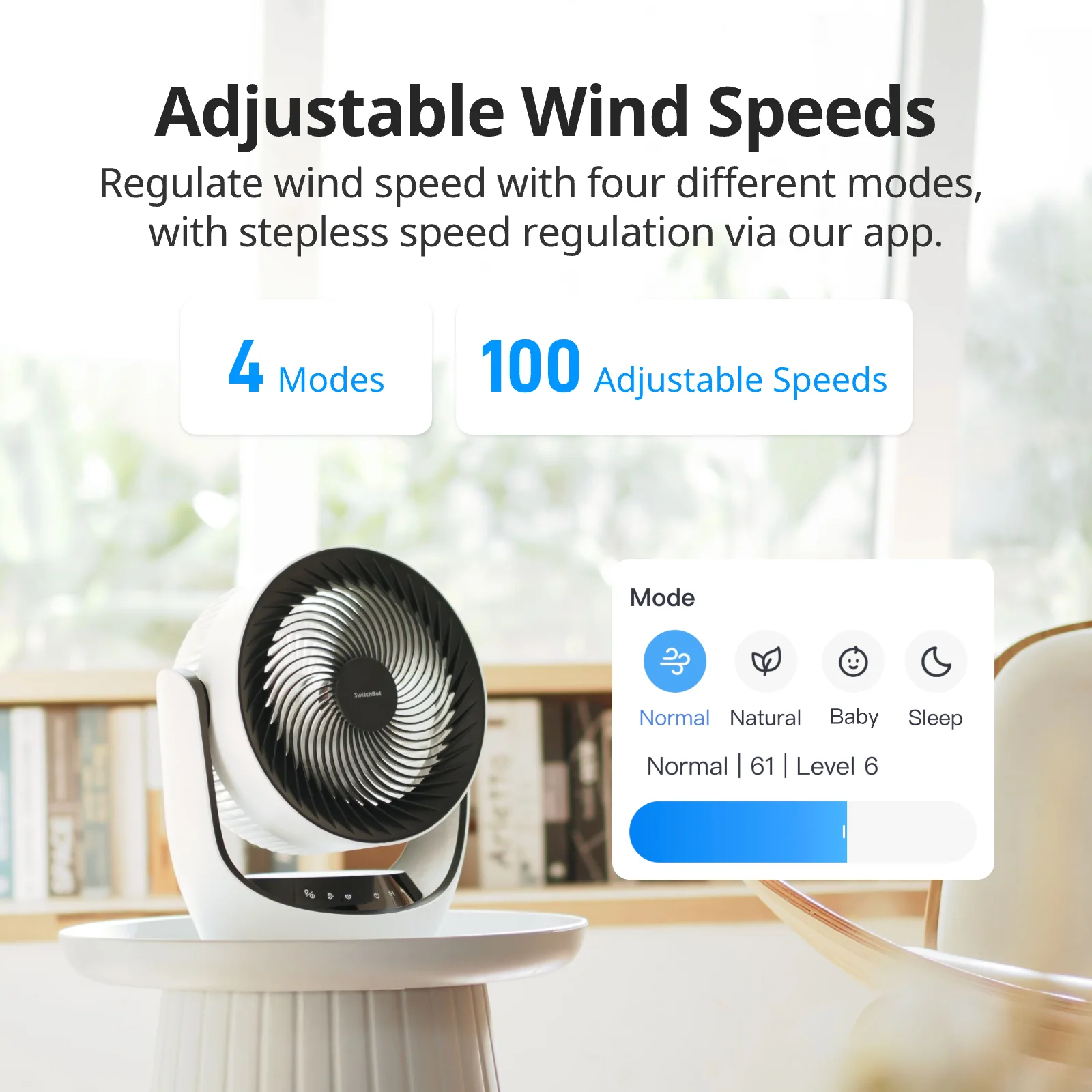 SwitchBot Smart Circulator Fan - Image 5