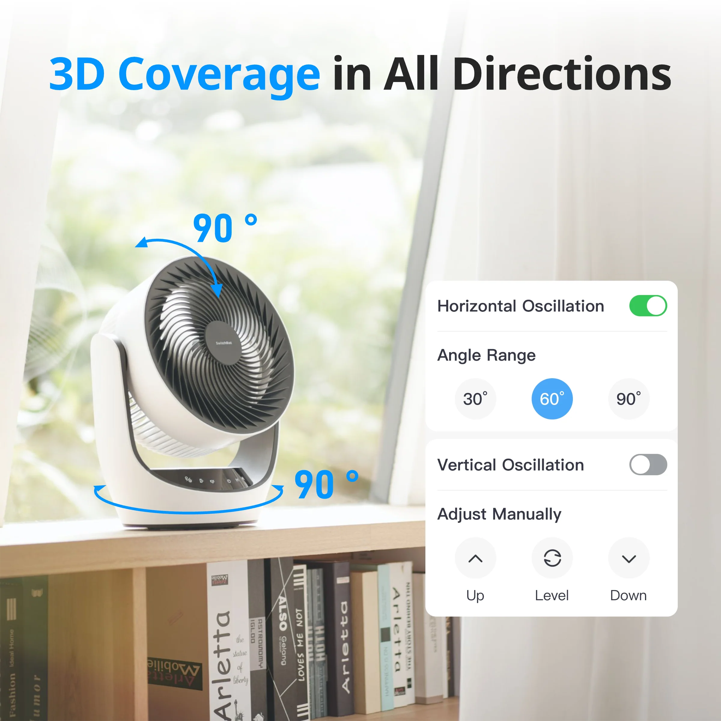 SwitchBot Smart Circulator Fan - Image 6