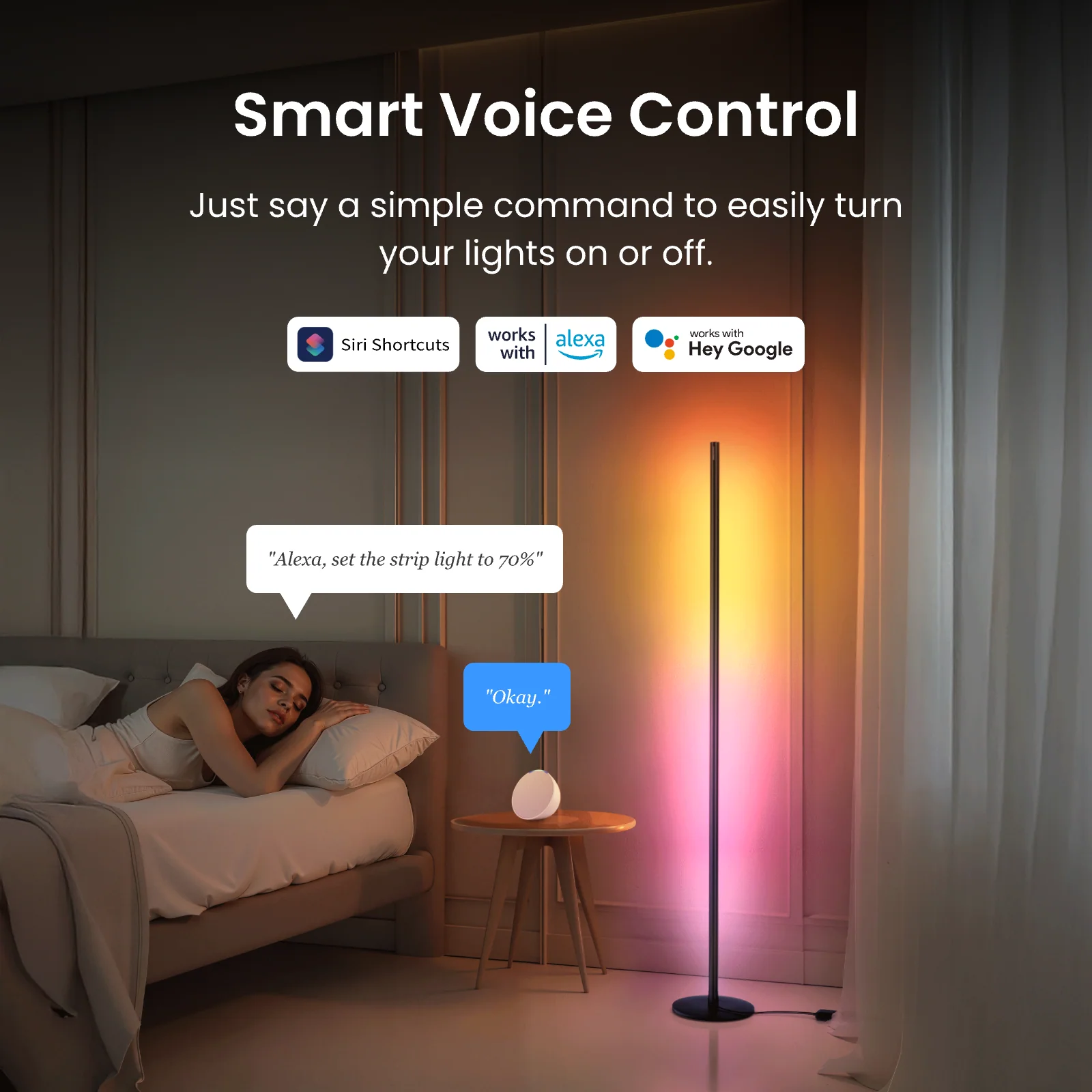 SwitchBot RGBICWW Floor Lamp - Image 10
