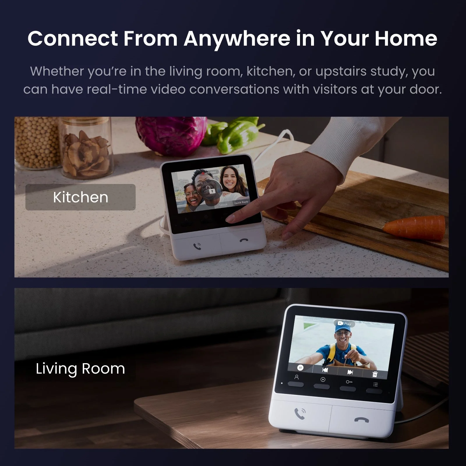 SwitchBot Smart Video Doorbell Add-on Monitor - Image 2